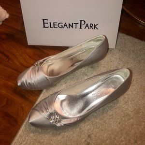 Worn Once! Silver Special Occassion Heels